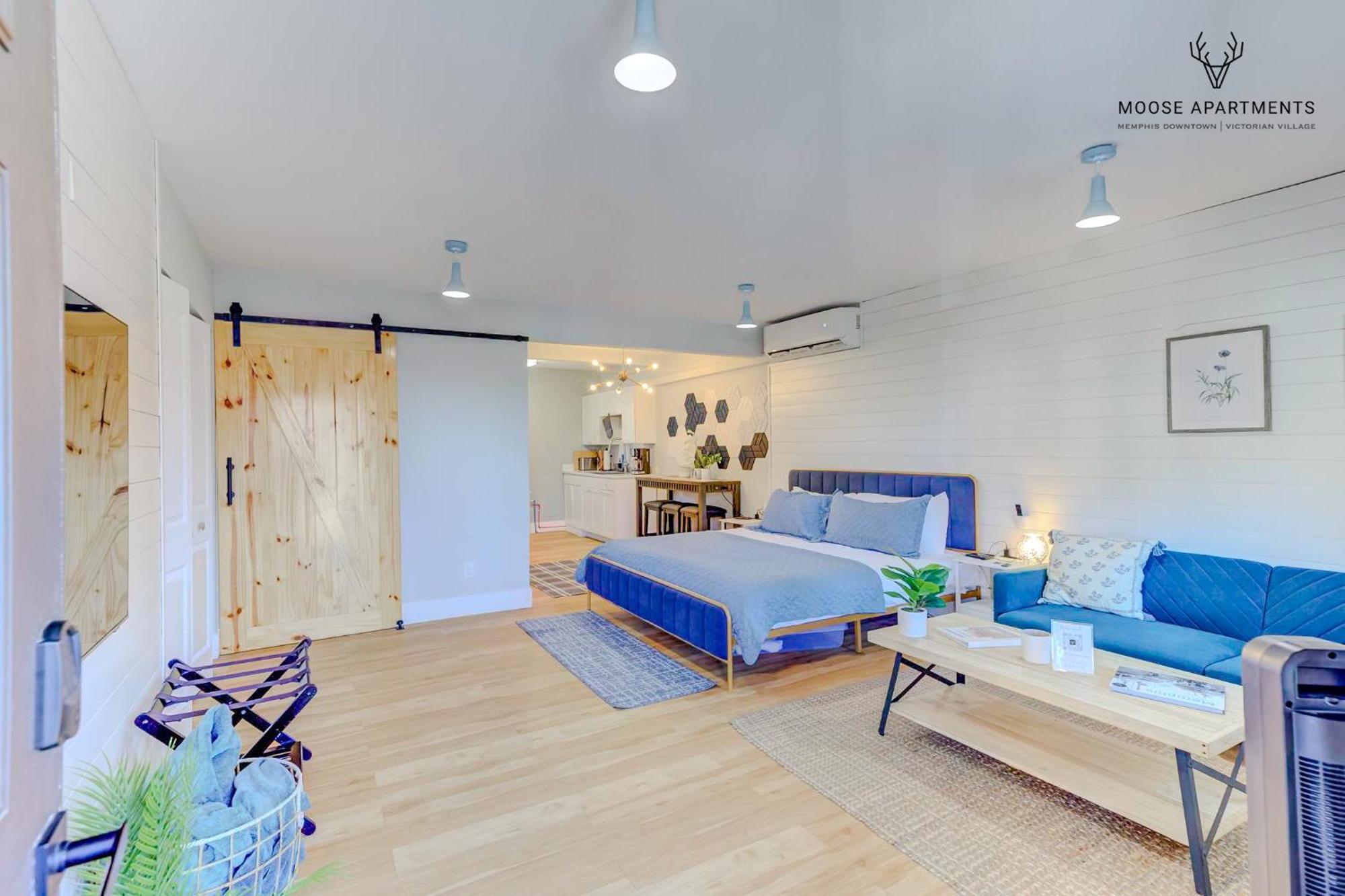 Apartment The Moose #8 - Modern Luxe Loft With King Bed & Free Parking & Wifi Memphis