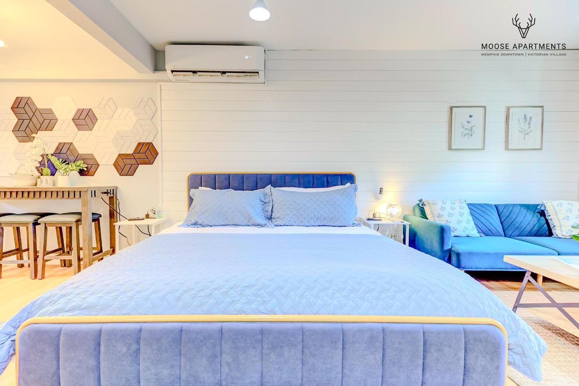 The Moose #8 - Modern Luxe Loft With King Bed & Free Parking & Wifi Memphis