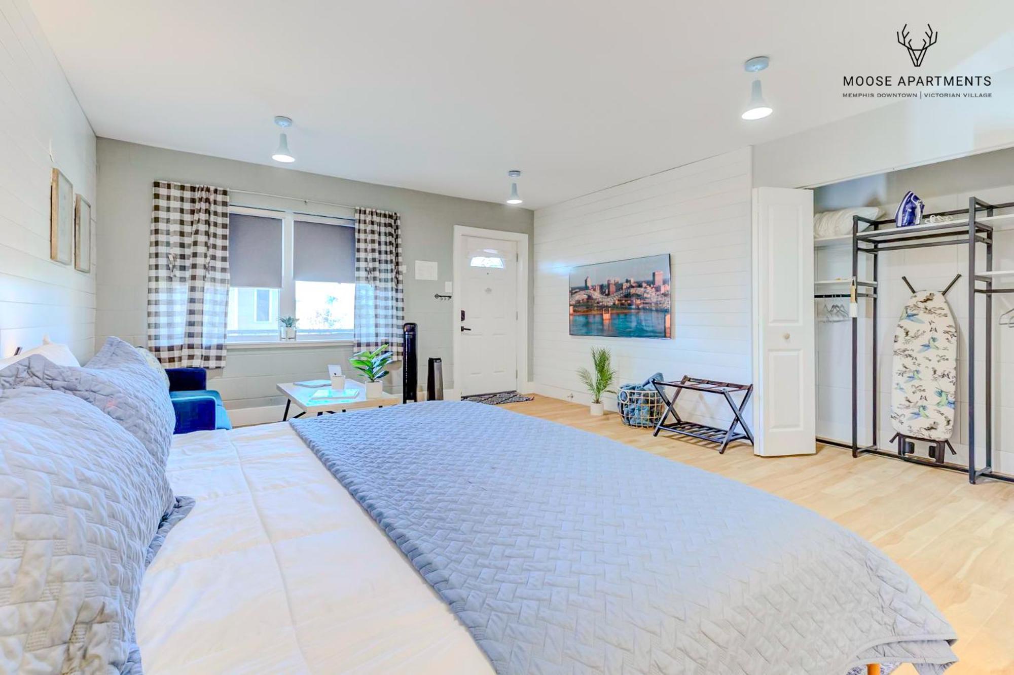 The Moose #8 - Modern Luxe Loft With King Bed & Free Parking & Wifi * Memphis