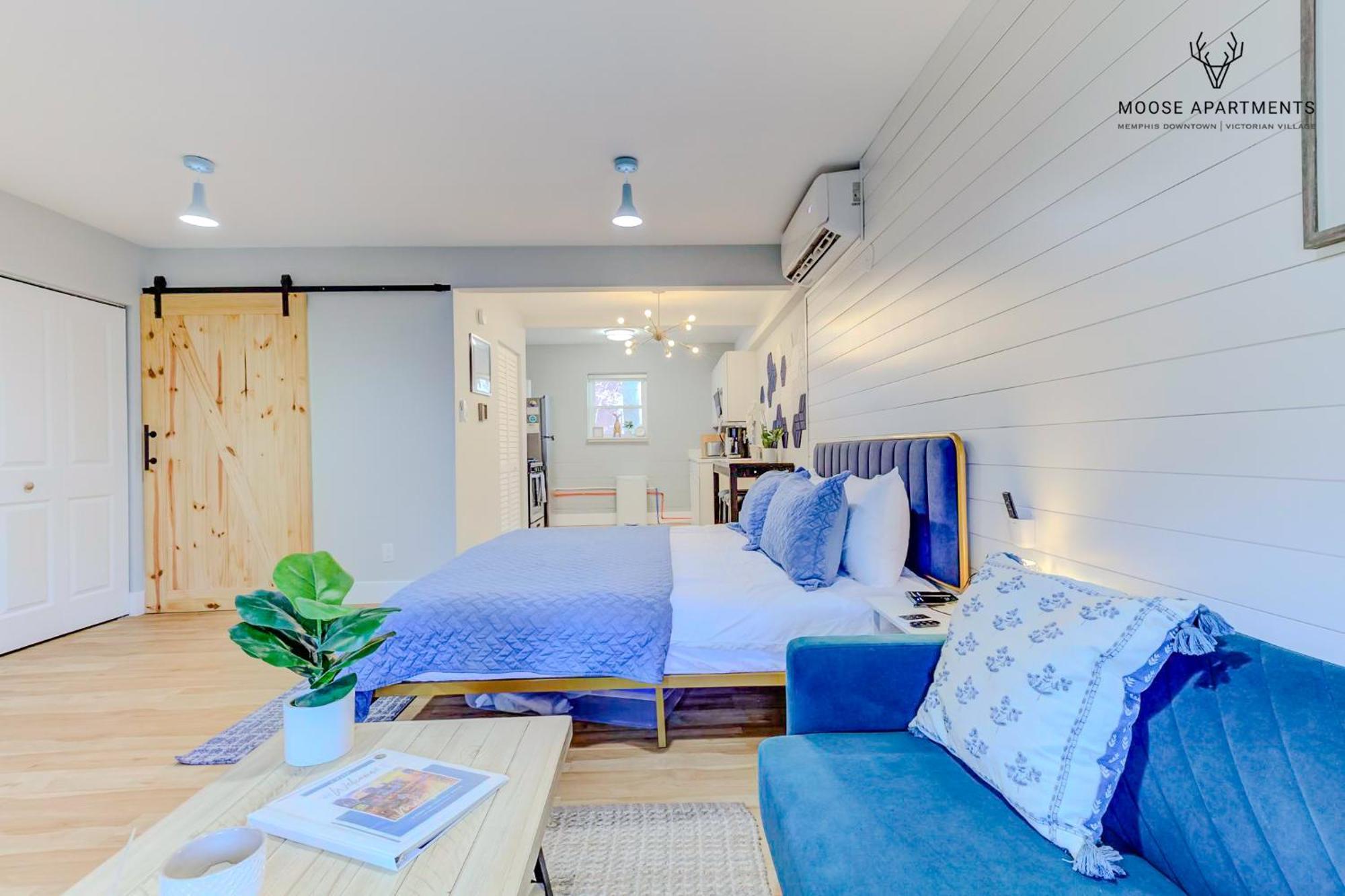 The Moose #8 - Modern Luxe Loft With King Bed & Free Parking & Wifi Memphis