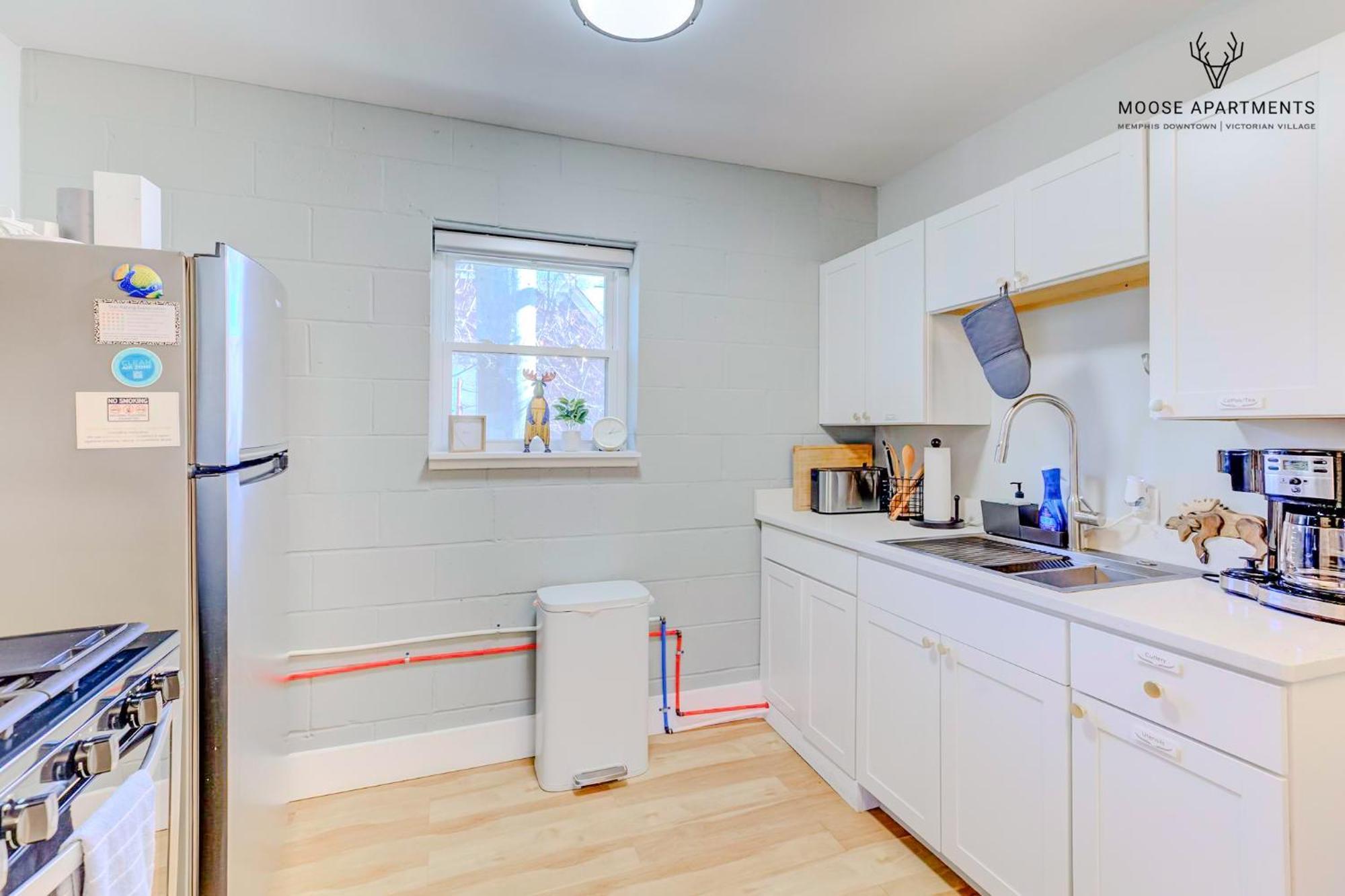 The Moose #8 - Modern Luxe Loft With King Bed & Free Parking & Wifi Memphis