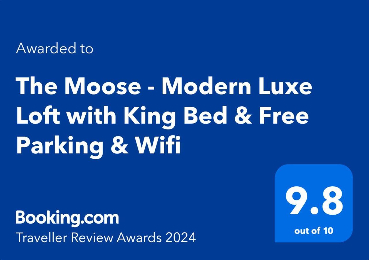 Apartment The Moose #8 - Modern Luxe Loft With King Bed & Free Parking & Wifi *