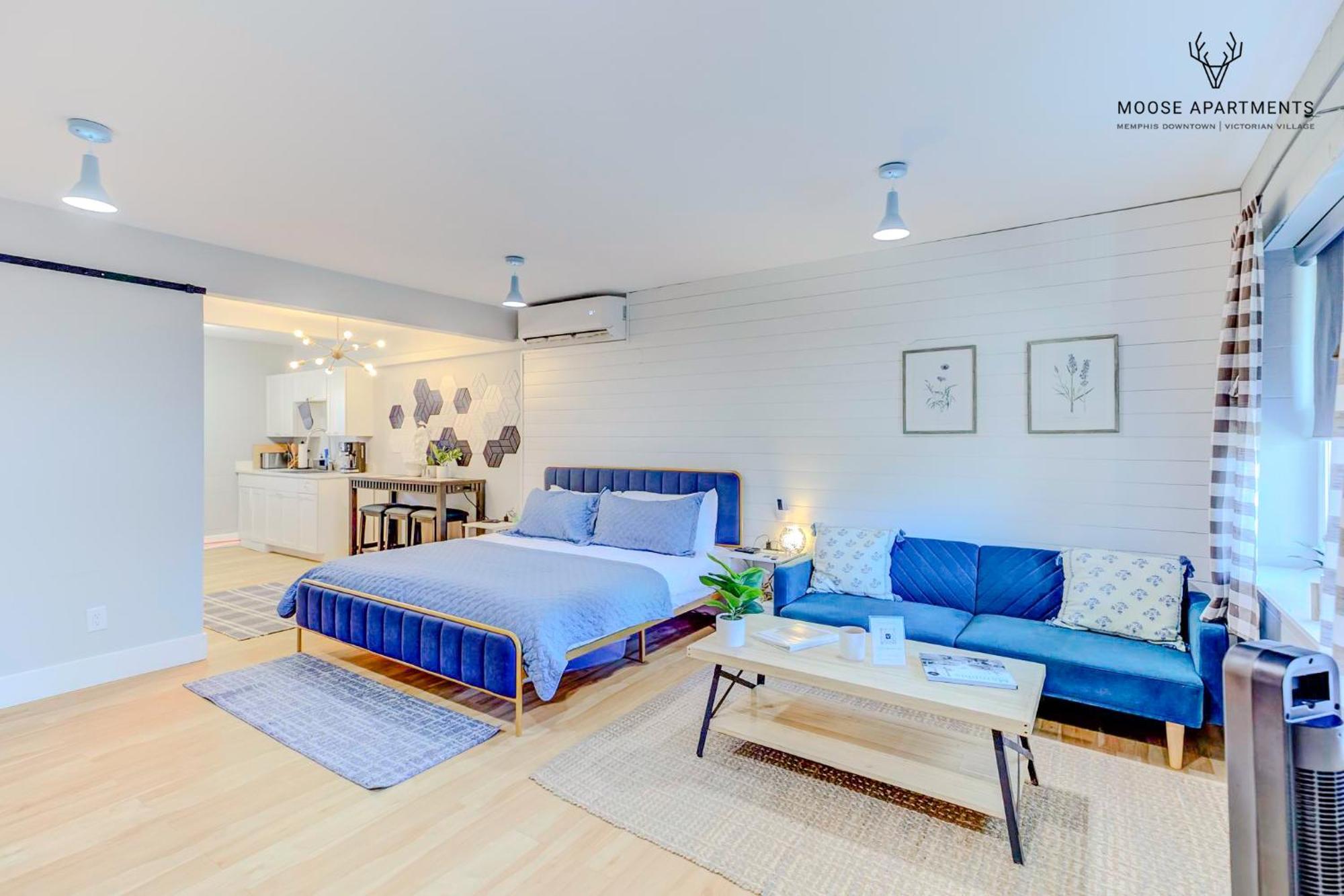 Apartment The Moose #8 - Modern Luxe Loft With King Bed & Free Parking & Wifi Memphis